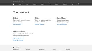 Your Account - Business - Apple (UK)