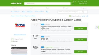 $100 off Apple Vacations Coupons, Promo Codes & Deals 2019 ...