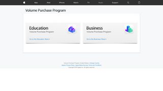 Volume Purchase Program - Apple