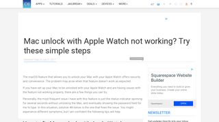 Mac unlock with Apple Watch not working? Try these simple steps