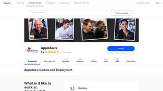 Applebee's Careers and Employment | Indeed.com