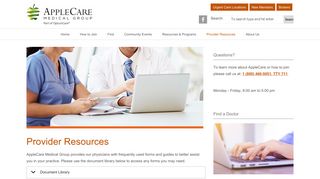 Provider Resources | AppleCare Medical Group