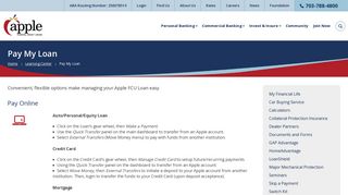 Pay My Loan - Apple Federal Credit Union