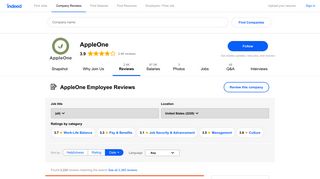 Working at AppleOne in Las Vegas, NV: 120 Reviews | Indeed.com