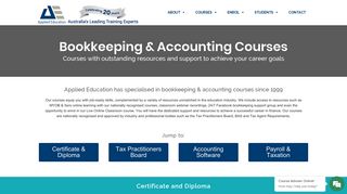 Bookkeeping & Accounting Courses Online & Class Applied Education
