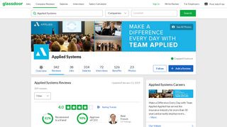 Applied Systems Reviews | Glassdoor