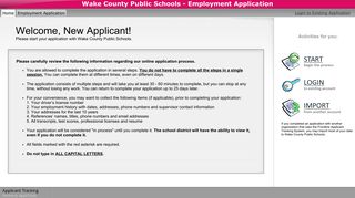 Wake County Public Schools - Employment Application - applitrack.com