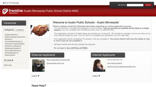 Austin Minnesota Public School District #492 - applitrack.com