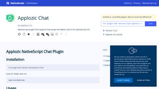 Applozic Chat | NativeScript Marketplace