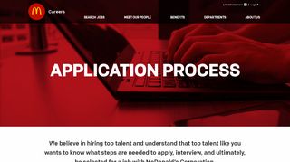 Application Process | McDonald's Careers