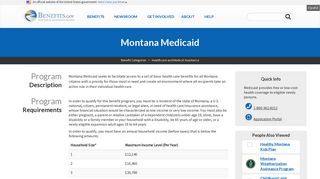 Montana Medicaid | Benefits.gov