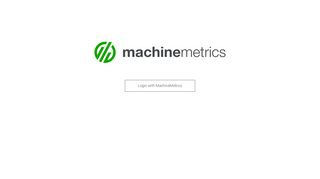 Login - MachineMetrics
