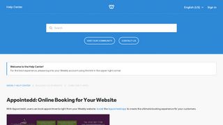Appointedd: Online Booking for Your Website – Weebly Help Center