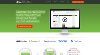 AppointmentCore - Automated Infusionsoft Scheduling Software