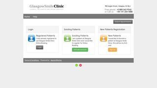Glasgow Smile Clinic Online Booking System - AppointMentor