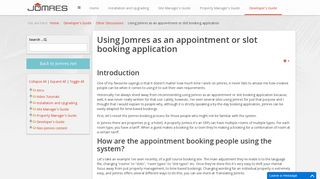 Using Jomres as an appointment or slot booking application - Jomres ...