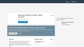 Appraisal Institute of Canada - British Columbia | LinkedIn