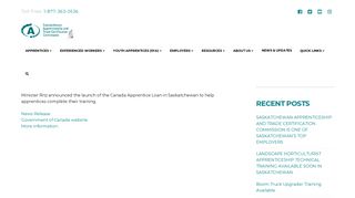 Canada Apprentice Loan | Saskatchewan Apprenticeship and Trade ...