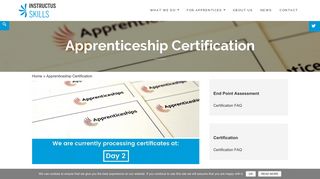 Apprenticeship Certification | Instructus Skills