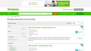 Apprenticeship Connect Jobs, Vacancies & Careers - totaljobs