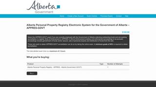 Alberta Personal Property Registry Electronic System for the ...