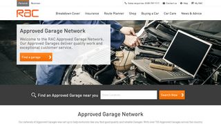 Home | RAC Approved Garages