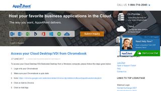 Access your Cloud Desktop/VDI from Chromebook | Apps4Rent