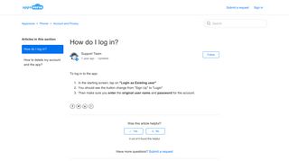 How do I log in? – Appsverse