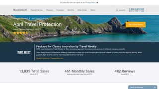 About April Travel Protection - Provider Information - Squaremouth