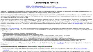 Connecting to APRS-IS
