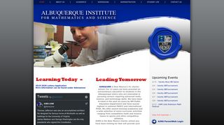 Albuquerque Institute for Mathematics and Science | AIMS is located ...