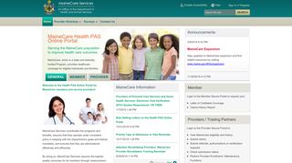 Health PAS-OnLine - Maine.gov