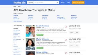 APS Healthcare Therapist Maine - Psychology Today