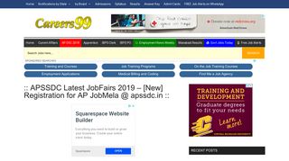 APSSDC Latest JobFairs 2019 - Registration for AP JobMela ...