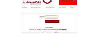 Advance Employment ~ Login - AccessPoint