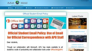 Official Student Email Policy | WebSpace