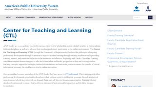 Center for Teaching and Learning (CTL)