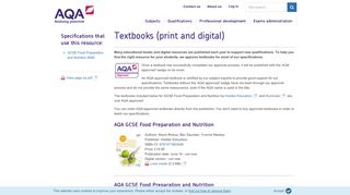 AQA | Textbooks (print and digital)