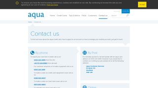 Contact us - aqua