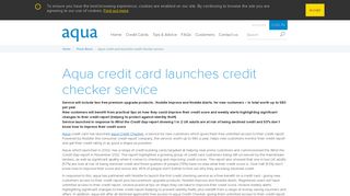 Aqua credit card launches credit checker service, powered by Noddle ...