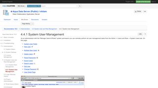 4.4.1 System User Management | Documentation 16.0 | Aqua Data ...