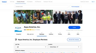 Working at Aqua America, Inc.: 56 Reviews | Indeed.com