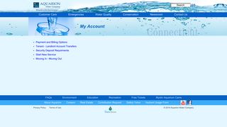 Aquarion Water Company | My Account