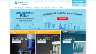 Aquasana Water Filters | Whole House Water Filtration Systems