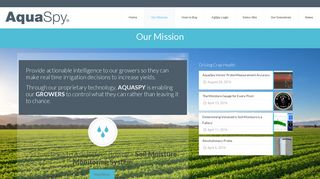 Our Mission – AquaSpy Home – AquaSpy
