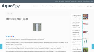 Revolutionary Probe – AquaSpy Home – AquaSpy