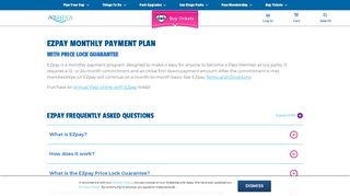 EZpay Monthly Payment Plan | SeaWorld San Diego - Aquatica