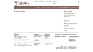 Broker Login - Aquila Group of Funds
