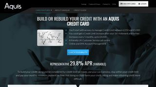 Card Features - discover the aquis credit card