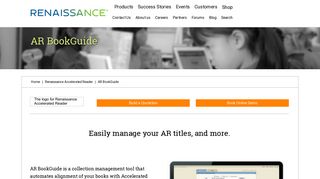 AR BookGuide for Accelerated Reader - Renaissance Learning